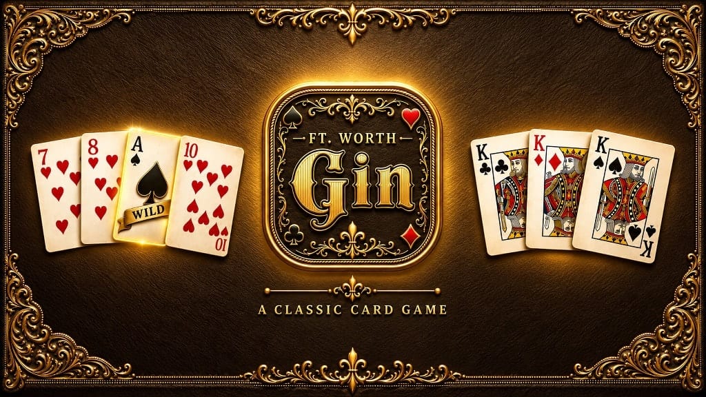Ft. Worth Gin card game box